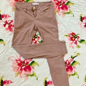 rose/mauve pants